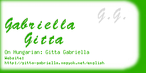 gabriella gitta business card